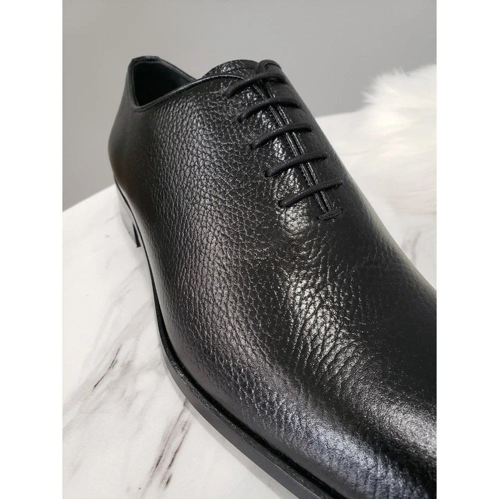 NEW NO BOX SZ 10 VELLAPAIS NEWARK WHOLECUT OXFORD SHOES MENS BLACK DRESS LOAFERS